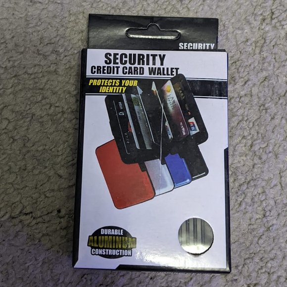 Security Credit Card Wallet Aluminum - Picture 2 of 3